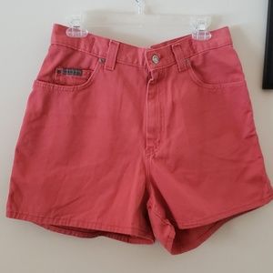 Riveted by Lee coral pink high rise shorts size 12